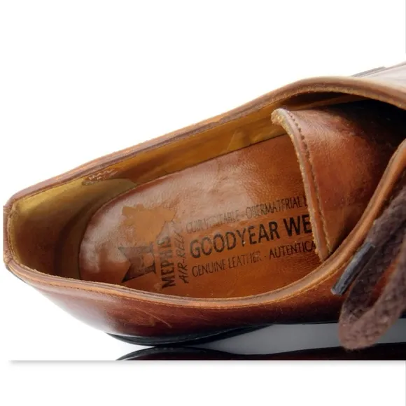 MEPHISTO Tan Lace Up Air Relax Oxfords Shoes 10