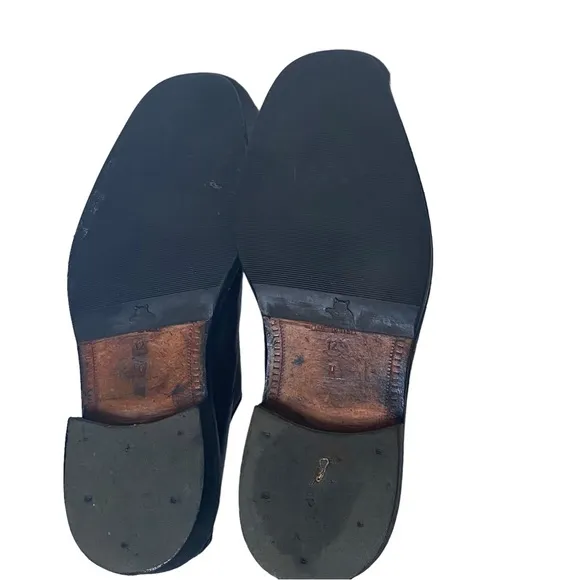 Mercanti Fiorentini leather loafer shoes 12 M  (SH10)