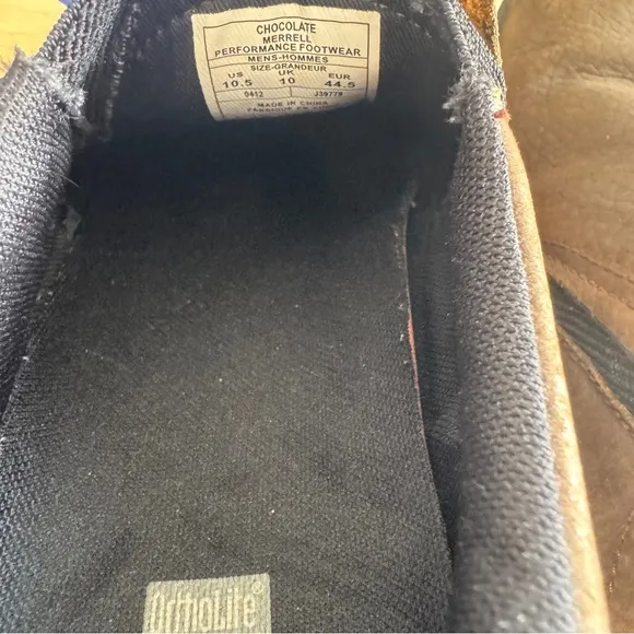 Merrel Ortholite Brown Leather Shoes