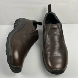 MERRELL Jungle Moc Mens Size 11 Shoes Brown Leather Slip On Loafers