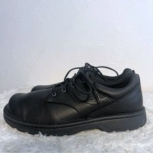 Merrell World Legend 2  Black Leather Oxford Shoes Men's Size 7.5 Mens
