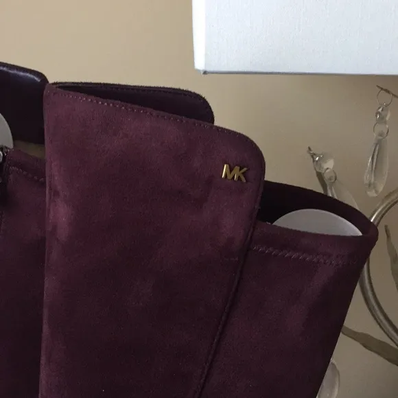 Michael Kors Bromley Suede Over The Knee Boots