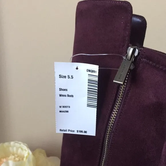 Michael Kors Bromley Suede Over The Knee Boots