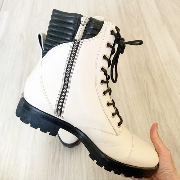 Michael Kors Leather Bastian Ankle Boots