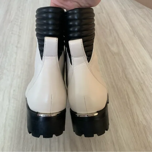 Michael Kors Leather Bastian Ankle Boots