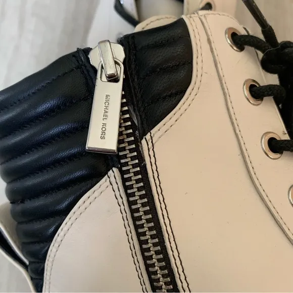 Michael Kors Leather Bastian Ankle Boots