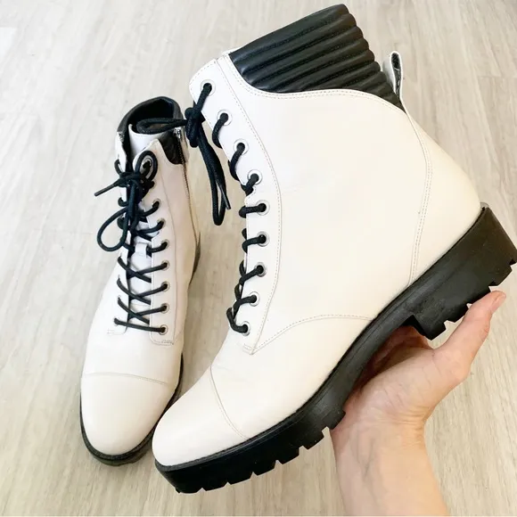 Michael Kors Leather Bastian Ankle Boots