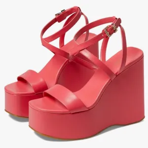 Michael‎ Kors Paola Wedge Barbie Pink