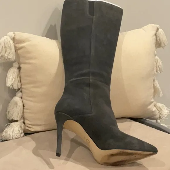 Michael Kors Women's Gray Suede Boots