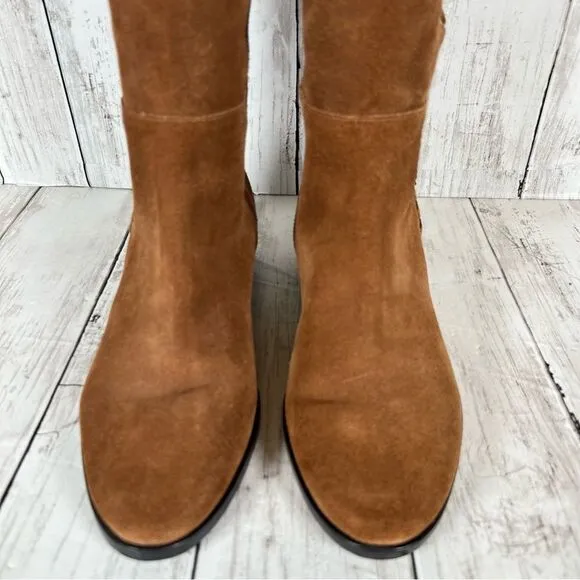 Michael Kors OTK Over The Knee Buttery Suede Malin Lace Grommet Tall Boots 7