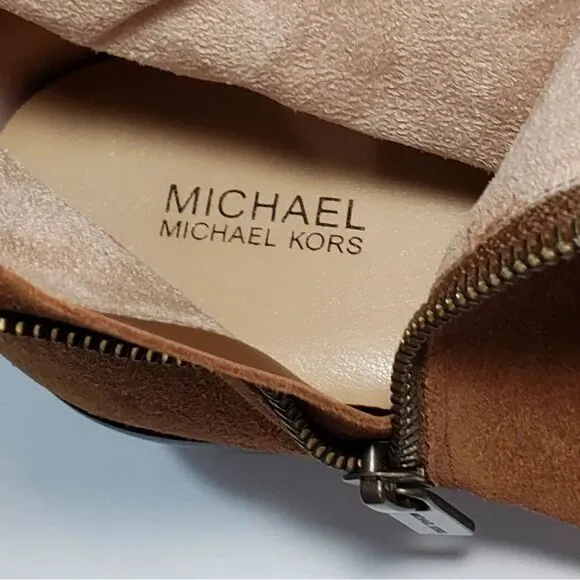 Michael Kors OTK Over The Knee Buttery Suede Malin Lace Grommet Tall Boots 7