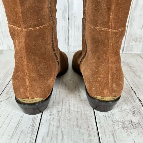 Michael Kors OTK Over The Knee Buttery Suede Malin Lace Grommet Tall Boots 7