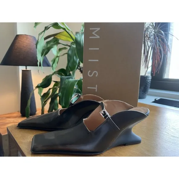 Miista Aldith Brown Miles Leather Shoes Size 38