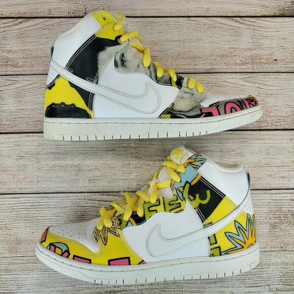 (Mismatched Sizes) Nike SB Dunk High 'De La Soul' Men's Size 8 &amp; 8.5