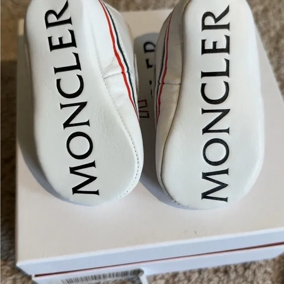 Moncler White Enfant Bootie