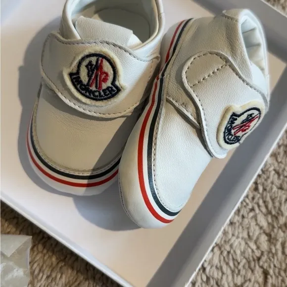 Moncler White Enfant Bootie