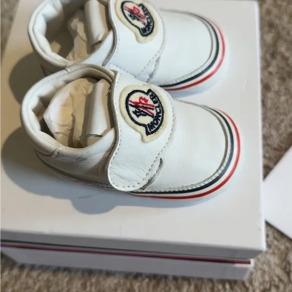 Moncler White Enfant Bootie