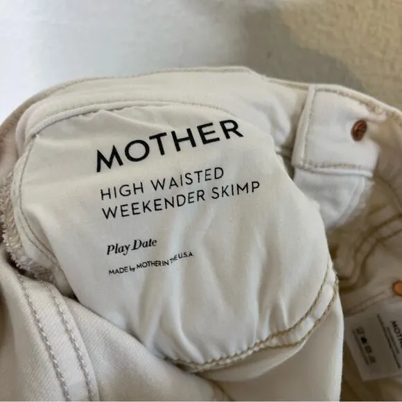 Mother High Waisted Weekender Skimp Play Date Flare Jeans Women’s Size 26