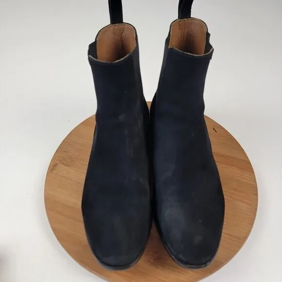 MSRP $325 ORO Los Angeles Classic Black Chelsea Boots Made in Spain Men's 11