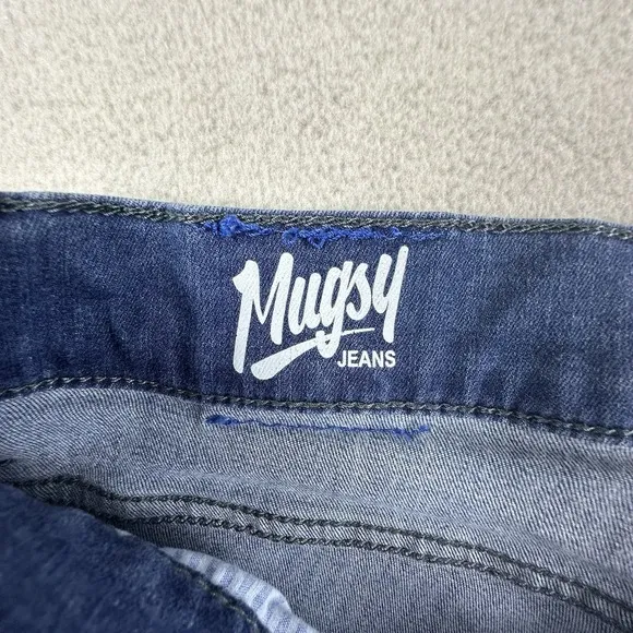 Mugsy Jeans Mens 34 Blue LAKE SHORES Light Wash Stretch Denim Jeans (34x34)