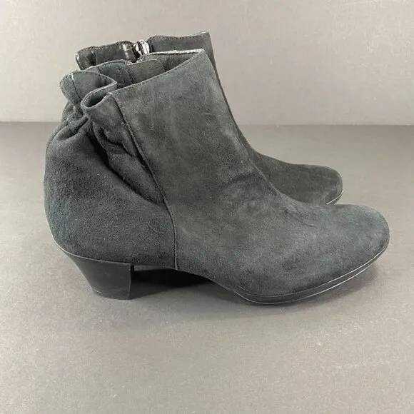 Munro | Women’s Shoes Alfie Black Suede Boots 9
