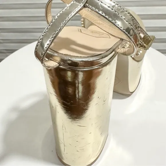 🌹NALEBE🌹 Reflections Stellar Crystal Embellished Platform Pump Size: 38.5