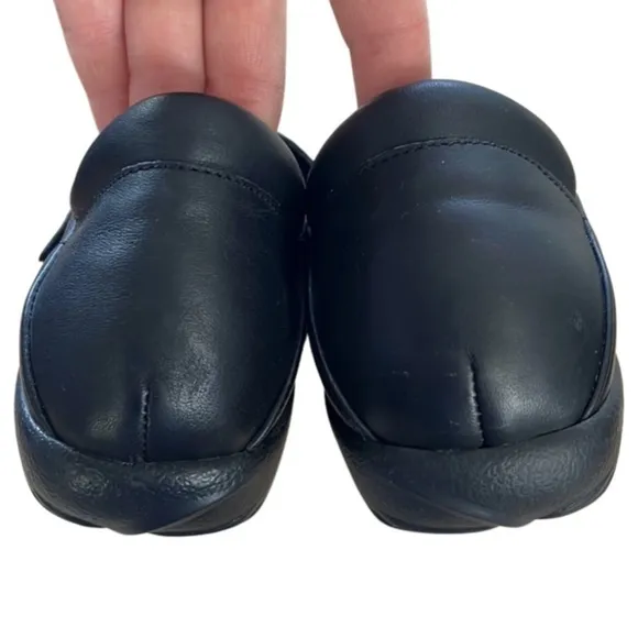 Naot Taramoa Leather Mary Jane Flats Size 9.5 Matte Black Slip On Shoes