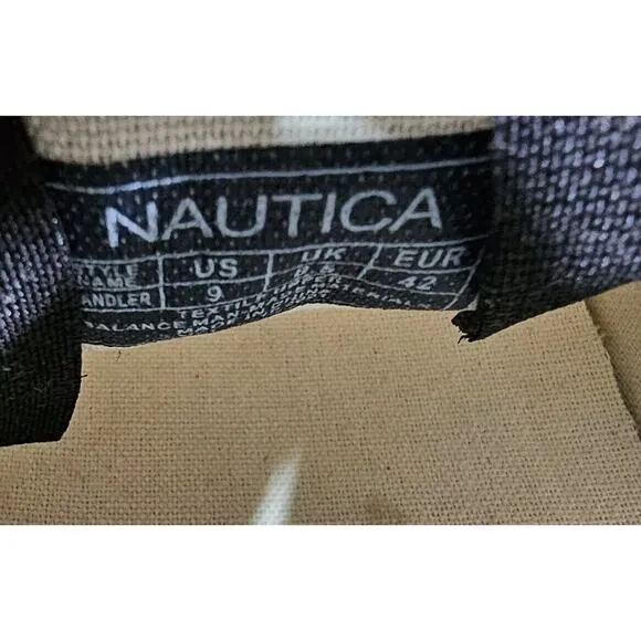 Nautica MENS SIZE 9 Candler Slip On Shoes Sneakers Black Tie Dye