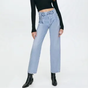 New! AGOLDE High Rise FoldWaistband Jeans‎ Denim Sz 25 $258