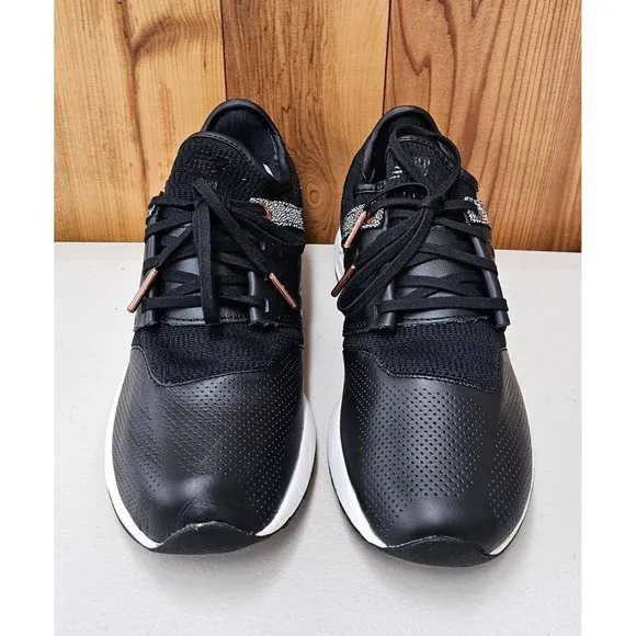 New Balance 247 Black Leather Women's Running Shoes Size 7.5