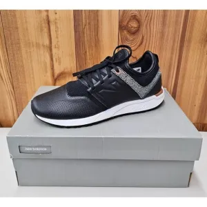 New Balance 247 Black Leather Women's Running Shoes Size 7.5