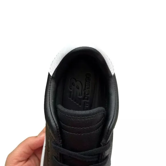 New Balance CT210 V1 Youth Boy's Leather Sneakers Size 4 Black/White Skate Shoes