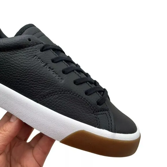 New Balance CT210 V1 Youth Boy's Leather Sneakers Size 4 Black/White Skate Shoes