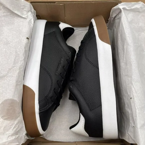New Balance CT210 V1 Youth Boy's Leather Sneakers Size 4 Black/White Skate Shoes
