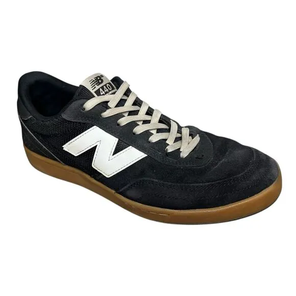 New Balance Men’s 11 Numeric 440 V2 Sneakers Black Gum Skate Shoes