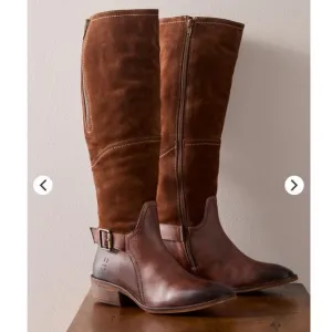 NEW BEDSTU Charity Tall Boots Brown Suede Womens Size 7