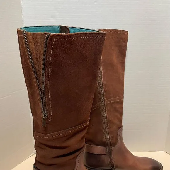 NEW BEDSTU Charity Tall Boots Brown Suede Womens Size 7