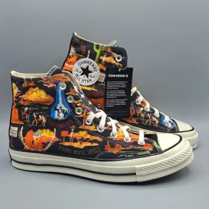 New Converse Chuck 70 Hi Tops TWISTED RESORT UFO Crash Site Rare Women's Shoes