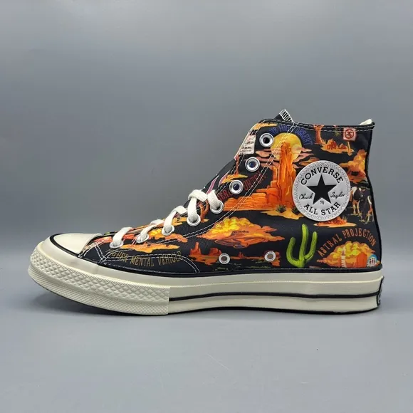 New Converse Chuck 70 Hi Tops TWISTED RESORT UFO Crash Site Rare Women's Shoes