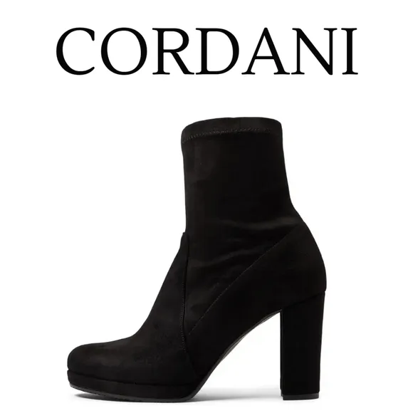 New 🖤 Cordani Nan Black Suede EU 37.5 (US Women's 7) M