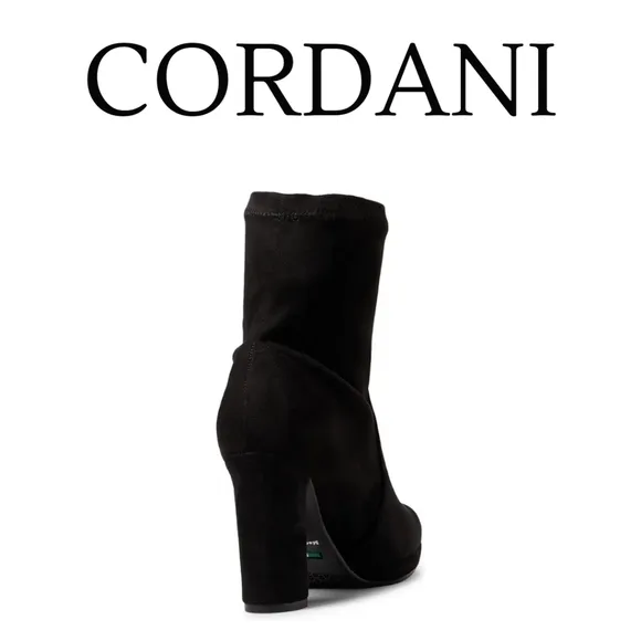 New 🖤 Cordani Nan Black Suede EU 37.5 (US Women's 7) M