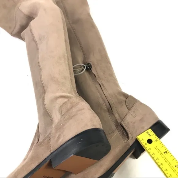 New! Dolce Vita Tan Suede Over the Knee Boots Sz 9