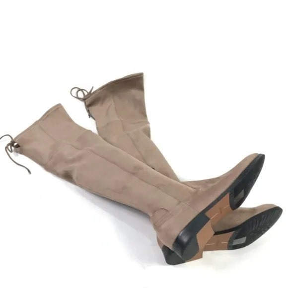 New! Dolce Vita Tan Suede Over the Knee Boots Sz 9