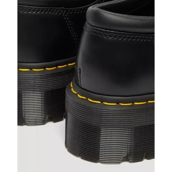 NEW Dr. Martens 8053 Leather Platform Chunky Casual Shoes Black Women's Size 6