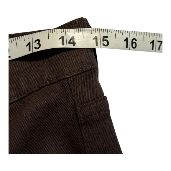 NEW Frank &amp; Eileen Cork Straight Leg Jeans Chocolate Brown Denim Size 6 (28) NWT