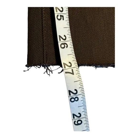 NEW Frank &amp; Eileen Cork Straight Leg Jeans Chocolate Brown Denim Size 6 (28) NWT