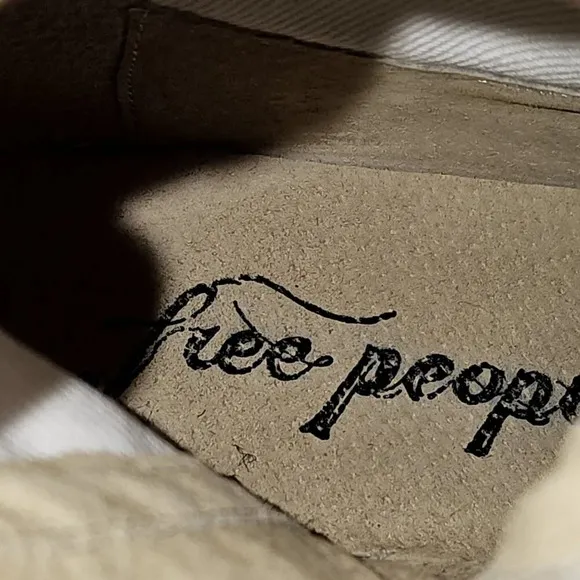 NEW Free People Bren Slouch Knee High Boot Ecru Cream White EU 39.5
