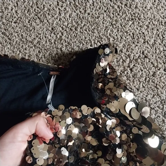 *NEW* Free People Can't Get Enough Sequin Skirt Size 4