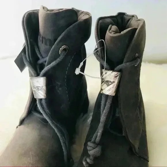 New Giugiaro Bumper Leather Italy Boots Shoes