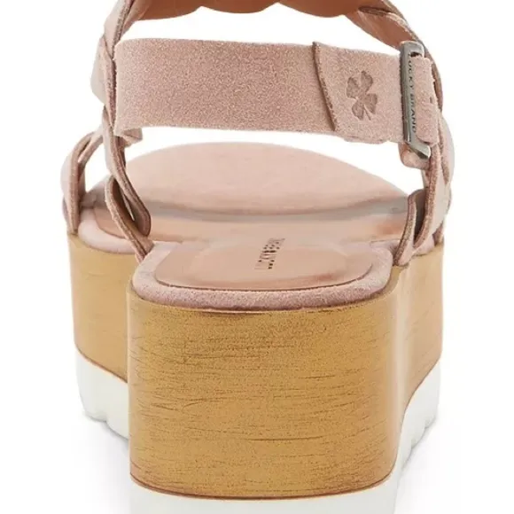 NEW! Lucky Brand Pink Platform Wedge Sandal - Size 8.5